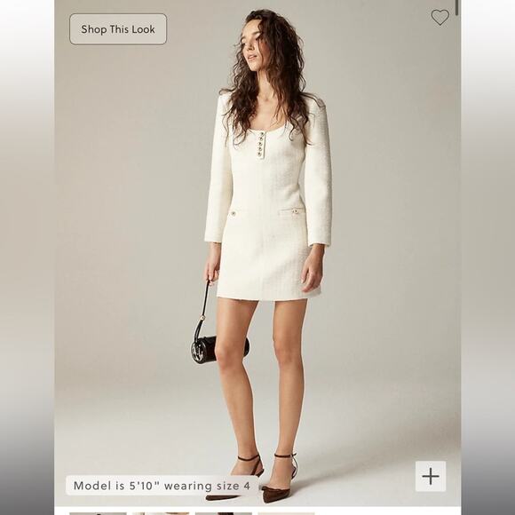 J. Crew Dresses & Skirts - J.Crew Sophia scoopneck dress in tweed